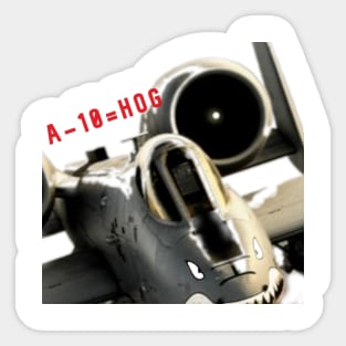 A-10= HOG Sticker